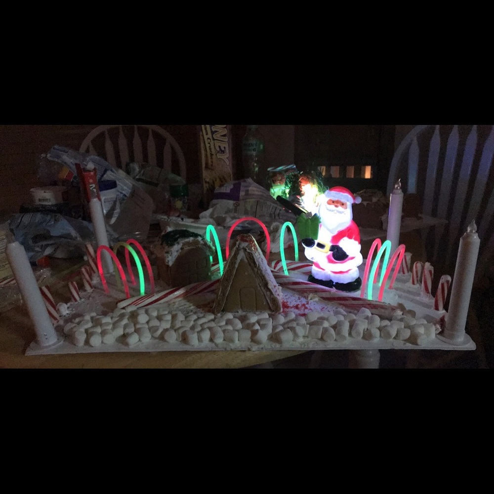 Christmas Display Gingerbread Village